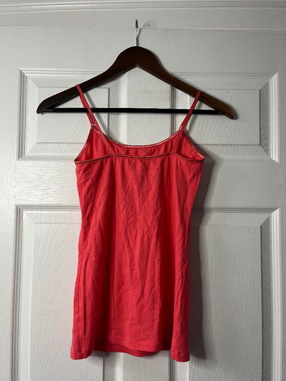 Bright pink tank top
